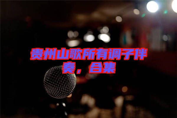 貴州山歌所有調(diào)子伴奏，合集