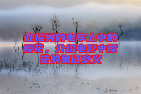 在搖晃的電車上中的櫻花，介紹電影中櫻花的象征意義
